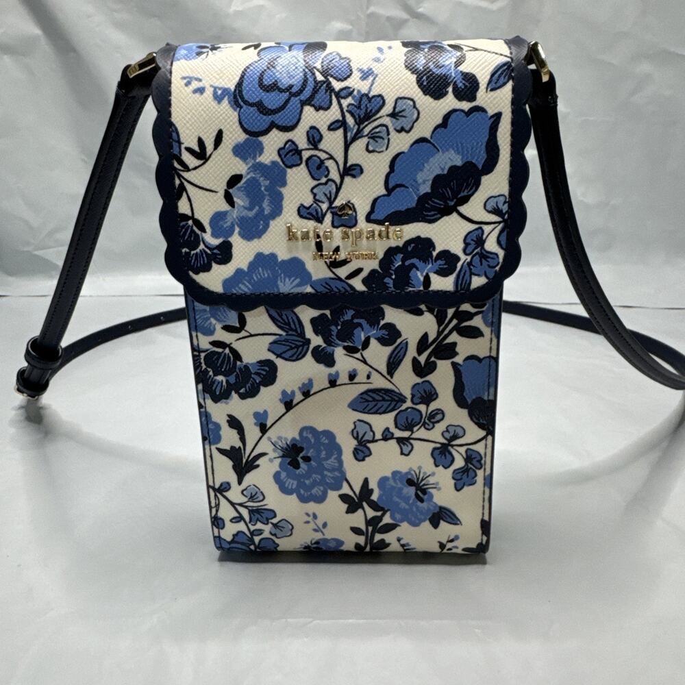 Kate Spade KH774 Madison Vase Floral North South Crossbody NWT